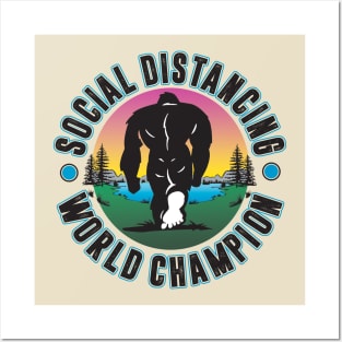 Social Distance WC Posters and Art